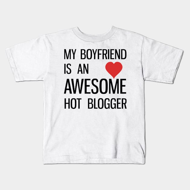 Blogger Boyfriend Kids T-Shirt by Historia